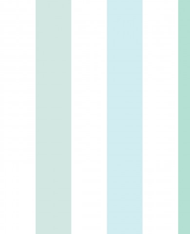 Jersey vertical stripes mint and blue medium