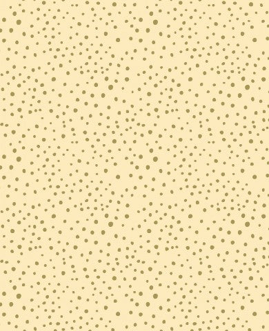 Muslin Christmas Snow Beige Doodles