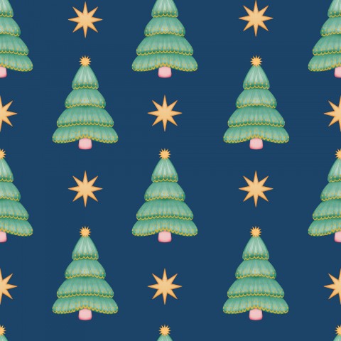 Wasserdichter Stoff Weihnachtsbäume