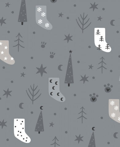 Jersey Christmas socks