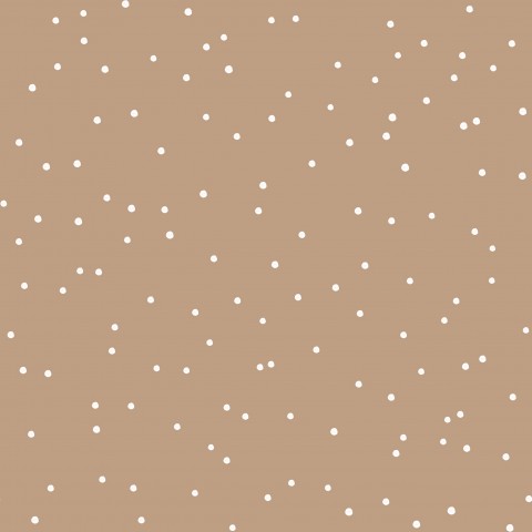 Jersey white dots Christmas caramel