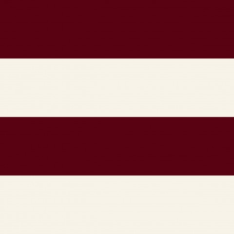 Jersey wide horizontal stripes cherry cream