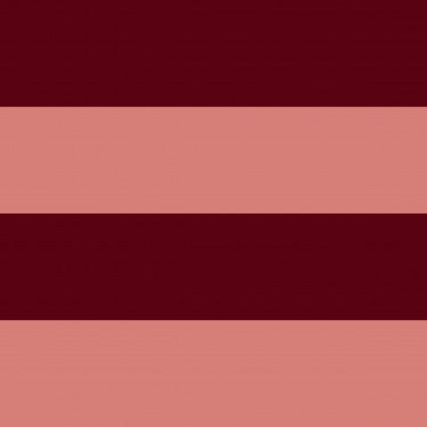Jersey wide horizontal stripes cherry rose