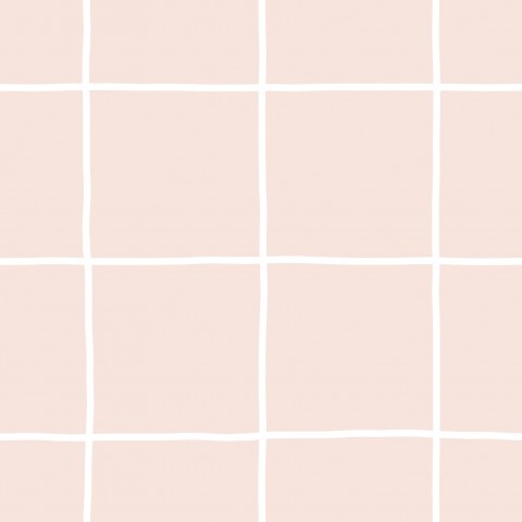 Wasserdichter Stoff wildflower collection check pink