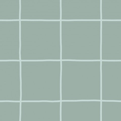 Wasserdichter Stoff wildflower collection check sage