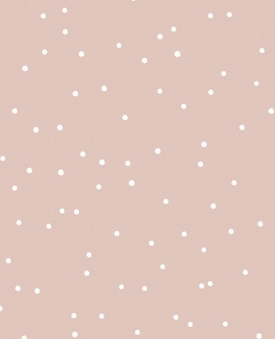Wasserdichter Stoff wildflower collection dots pale blush