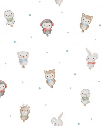 Muslin Winter Ice Cream White