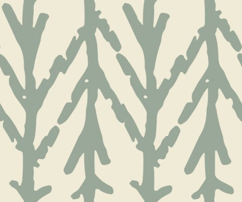 Jersey Woodland Herringbone Teal