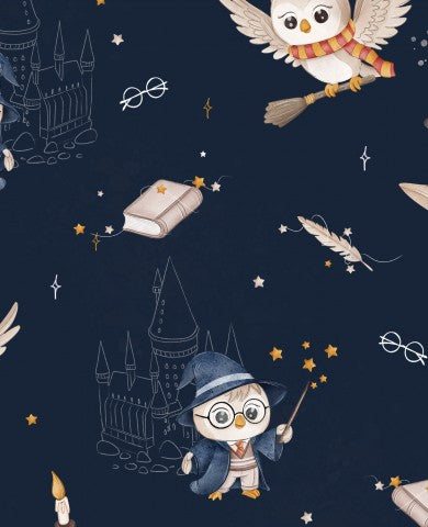 Jersey Magic Owl NAVY BLUE