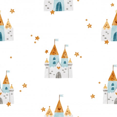 Jersey Magical Fairytale Castle white
